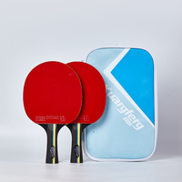 Raquette de tennis de table professionnelle en gros 2 étoiles - Haute performance, caoutchouc approuvé, fabriquée en bois et caoutchouc