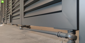 Nhôm đường lái xe 6 cổng tấm gấp cổng cantilever cổng cho nhà biệt thự ngoài trời - Product Image 6