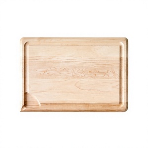 Planche à découper rectangulaire tendance en bois d'acacia durable, support à couteaux, compatible lave-vaisselle, épaisseur 2 cm, pour fromage - Product Image 5