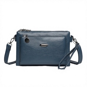 Bolso de Mano de PU para Mujer, Moderno, con Cierre de Cremallera, Diseño Plegable, Duradero y Portátil, Función Antirrobo, para Uso Diario - Product Image 1