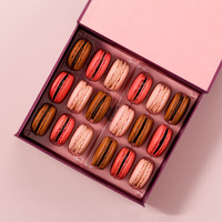 Boîtes à macarons en carton rigide rond avec séparateur, boîtes à chocolat en papier, boîtes à dattes, emballage cadeau