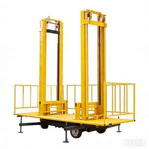 מעלית פיגומים ניידת חשמלית לאתרי בנייה, סופרמרקט, לשיפור יעילות העבודה, סיטונאי מפעל - Product Image 1