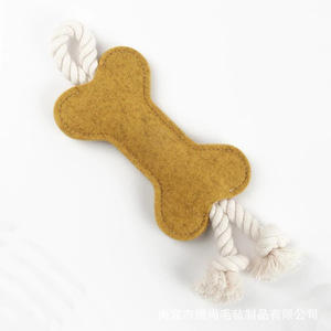 Bastoncini di ossa per denti di cane sostenibili giocattoli per animali domestici che alleviano lo Stress mordente nodo giocattolo da allenamento resistente all'usura in corda di cotone - Product Image 3