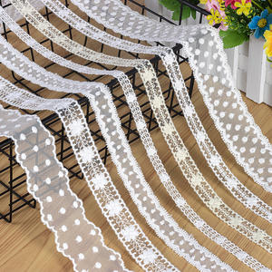 All'ingrosso fiori a pois morbido maglia ricamo Lolita abito in pizzo accessorio <span class=keywords><strong>con</strong></span> elegante Design in pizzo - Product Image 1