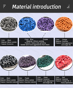 Red Ceramic Poly đĩa vòng tròn sạch sẽ và dải Mài đĩa 150 mét sơn Tước đĩa - Product Image 4