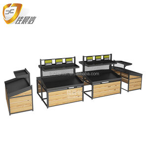 Artículos de la tienda general Estante de exhibición de frutas y verduras Estante de exhibición de verduras de acero inoxidable para tiendas frescas - Product Image 2