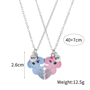 Fashion Magnetic Love <strong>Elephant</strong> Pendant Necklace Best Friends Necklace Charm <strong>for</strong> <strong>Women</strong> Men Jewelry <strong>Gifts</strong> CL666 - Product Image 4