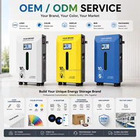 Batterie au lithium LiFePO4 51,2 V 314 Ah, pack de 10 kWh pour système d'énergie solaire domestique, stockage d'énergie, BMS PACE, écran tactile 7 pouces, garantie 10 ans, 8000 cycles