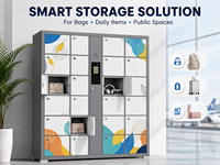 Casier de rangement intelligent électronique en libre-service avec code PIN sécurisé pour centres commerciaux, gymnases et aéroports