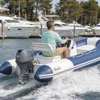 Moteur hors-bord à essence professionnel 4 temps 50HP 60HP 70HP pour bateau avec inclinaison manuelle