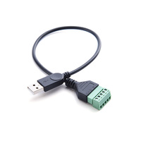 Cable USB-C Tipo C a JST Molex de Longitud Personalizada, 4 Pines, 5 Pines, MX1.25, PH2.0, XH2.54, Conector de PVC, Cable Recto para Teléfono Móvil y Computadora