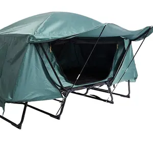 Cuna multiusos para 1-2 personas, cama para dormir al aire libre, litera plegable para acampar, tienda de campaña para pescar, lluvia