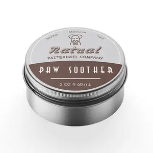 Private Label Dog Paw Cream, Moisturizes & Soothes Irritated Paws & Elbows, Protects from Cracks & Wounds Paw Soother Balm