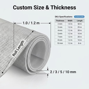 Rollos de aislamiento de forma cuadrada industrial al <span class=keywords><strong>mejor</strong></span> precio, lámina <span class=keywords><strong>para</strong></span> techos de un solo lado, EPE lámina de aluminio de espuma, materiales aislados por calor - Product Image 3