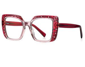 نظارات July للبيع بالجملة عدسة شفافة كبيرة الحجم نظارات إطار مربع كبير نظارات إطارات بصرية مضادة للأزرق - Product Image 3