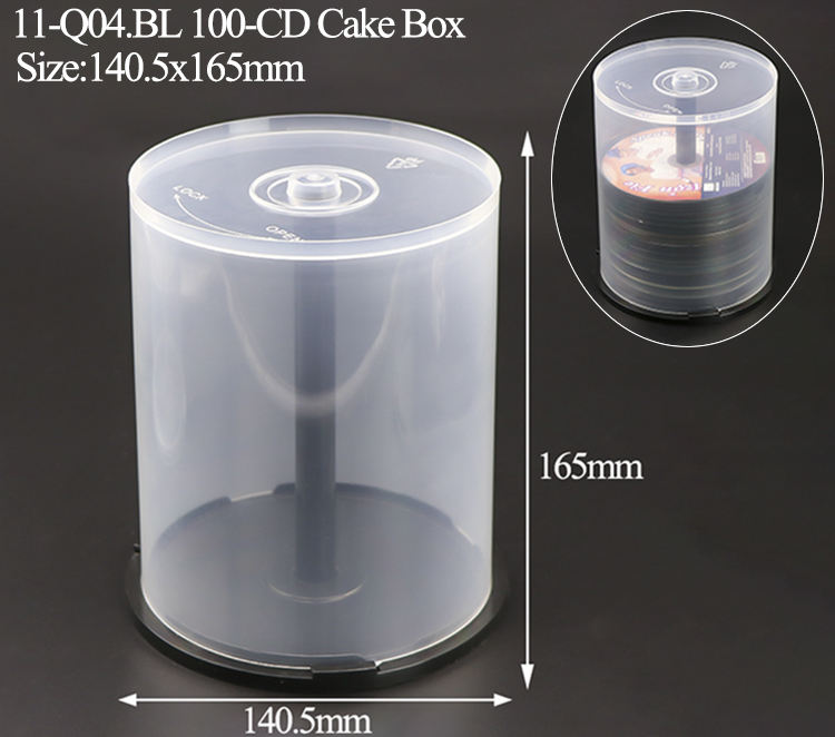 Boîte à gâteau Q04 : 12 cm, 100 CD