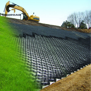 Grilles géocellulaires en plastique HDPE Georoad TGLG pour allées, stabilisation des sols routiers, murs <span class=keywords><strong>de</strong></span> soutènement, écologiques, garantie 5 ans - Product Image 2