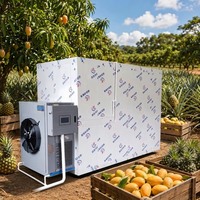 Tunneltype warmtepomp fruitdroogmachine continue droging voor fabrieken
