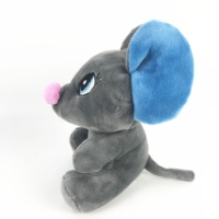 Peluche dessin animé souris animaux en peluche fabricant sur mesure mignon mascotte peluche souris en peluche avec de grandes oreilles