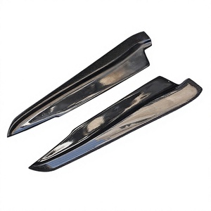 Nuevo alerón trasero estilo E, faldones laterales de fibra de carbono, divisor de alerón para Serie 3 E92 E93 M3 2007-2012, superficie pulida de alto brillo - Product Image 1