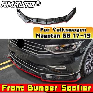 Difusor de Parachoques Delantero para Auto, Spoiler Negro Brillante, Kit de Carrocería para Volkswagen Magotan B8 2017-2019, Protector de Parachoques, Accesorios para Auto - Product Image 5