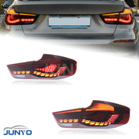 Feux arrière à LED Junyo pour BMW Série 3 2013-2020 GT F34 320 325 modifiés avec feux de jour à LED M4 Dragon Scale