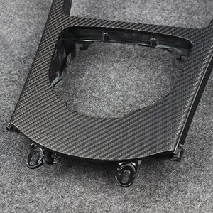Pour Mercedes-Benz, intérieur en fibre de carbone véritable pour garniture A45, volant modifié C63, couvre-volant C43, panneau de commande central - Product Image 5