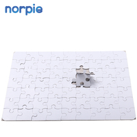 Puzzle magnétique vierge A5 pour sublimation, 63 pièces, pour impression DIY