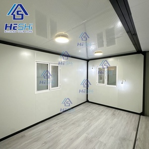 现成预制可堆叠20英尺40英尺可扩展集装箱房预制轻钢住宅两居室集装箱房 - Product Image 6