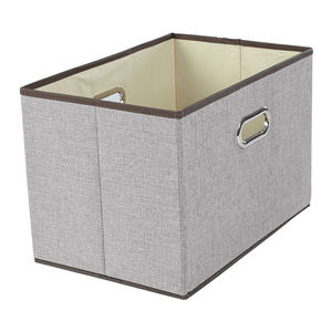 Large Capacity Foldable <b>Storage</b> <b>Box</b> with Lid Kids Toy Organizer Cotton Linen Cube <b>Storage</b> Bin - Product Image 2