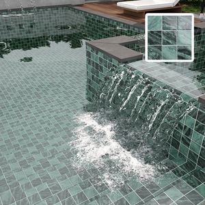 Fabrik preis Günstige Hochwertige Hersteller OEM Anpassung Pool fliesen Schwimmbad Mosaik fliesen - Product Image 5