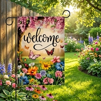 Drapeaux de jardin personnalisés en gros pour entreprises, cafés, restaurants, magasins, événements, promotion, marketing et image de marque