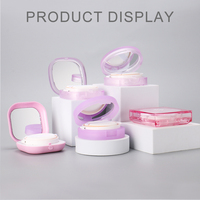 Emballage vide pour fard à paupières, crème pour le visage, brillant à lèvres, blush, maquillage, crème à lèvres pigmentée, logo personnalisé, brosse, miroir
