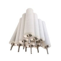 Brosse de nettoyage en spirale souple en crin de cheval avec noyau métallique pour les lignes de production alimentaire et d'emballage