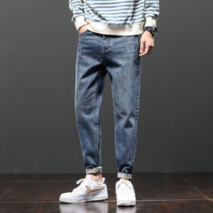 Blue Jeans Shorts Pant uomo S Denim Jeans ammorbidente traspirante strappato ragazzi Casual <span class=keywords><strong>JIN</strong></span> stampa personalizzata estate cotone Spandex immagine - Product Image 2