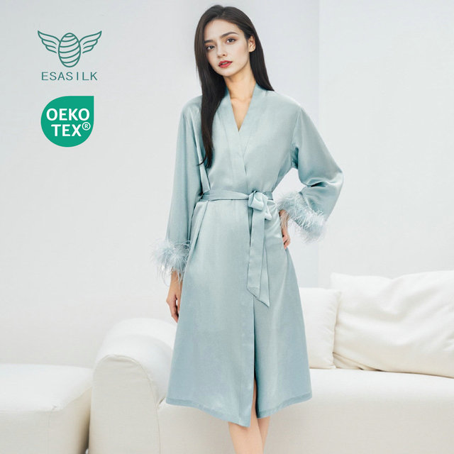 Wholesale Custom Elegant Silk Pajamas Eco-friendly Breathable Summer Front Logo Hotel Sleepwear
