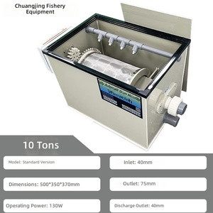 Filtro de Tambor Rotatorio <span class=keywords><strong>para</strong></span> Estanques de <span class=keywords><strong>Peces</strong></span>, Microfiltro de PP de Grado Alimenticio, Sistema Rectangular de Purificación y Recirculación de Agua <span class=keywords><strong>para</strong></span> Acuicultura - Product Image 3