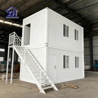 Maison conteneur en acier de 40 pieds certifiée CE, maison préfabriquée modulaire moderne pour dortoirs étudiants, bureaux et hôtels, conception respirante