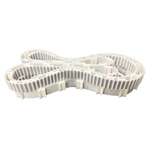 Courroie synchrone en polyuréthane blanc 3m5m8mT10 avec courroie synchrone à déflecteur en forme de V - Product Image 2
