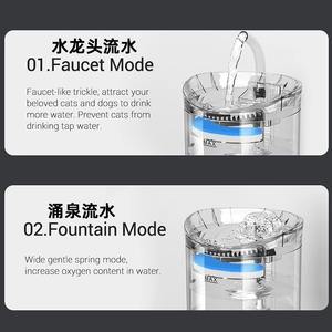 Fontaine à eau automatique Petmate ronde de 165 mm, durable et détachable pour chats et chiens avec bol d'eau courante - Product Image 3