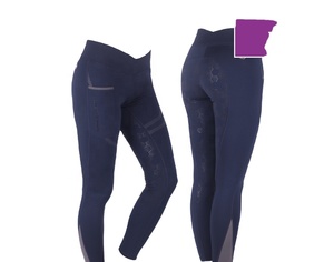Montar a caballo Leggings transpirables Empuñaduras de rodilla ecuestres Jodhpur Medias Ropa deportiva Pantalones Ropa - Product Image 1