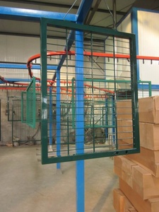 中国在线供应商销售经济型花园门住宅金属门栅栏设计环保现代门套件 - Product Image 6