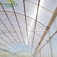 Kits de Invernadero Agrícola de Gran Tamaño y Bajo Costo, de un Solo Vano, de PE, para Cultivo de Flores, con Control de Temperatura para Plantación Durante Todo el Año