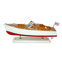 Modèles de yachts et de bateaux rapides exquis de 25 cm, objets de collection de haute qualité avec des offres imbattables, modèle de bateau rapide en bois Riva