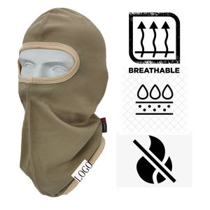 หมวกไหมพรมหนาสำหรับคลุมศีรษะสำหรับสถานีบริการน้ำมันผ้าฝ้ายกันลมสำหรับ EN14116 CAT2ออกแบบโลโก้ได้ตามต้องการ - Product Image 4