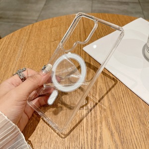 Vente en gros d'étuis personnalisés antichoc pour <span class=keywords><strong>Samsung</strong></span> S26 PLUS S24 S23 S25 Ultra A05s, étuis de téléphone portable transparents magnétiques antichoc - Product Image 2