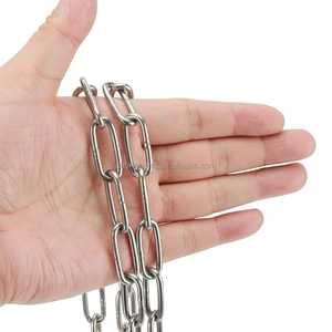 Chaîne décorative de sécurité en métal soudé sans soudure de 5/32 po, chaîne à maillons en acier inoxydable 304 de haute qualité - Product Image 3