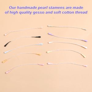 MatteFlower Stamens Lot en vrac de 360 pièces de pistils réalistes pour fleurs artificielles DIY, artisanat avec fil de fer et arrangements floraux - Product Image 4