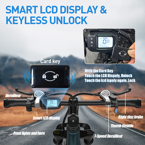 Bicicleta Eléctrica de Montaña Aairsk con Motor Trasero sin Escobillas, Batería de Litio de 36V 13AH, Alta Energía, Neumáticos Todoterreno, Doble Suspensión - Product Image 3