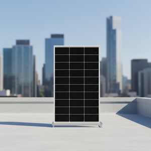 Module photovoltaïque solaire 150W 180W 200W Demi-cellule Tout noir Panneaux solaires mono 12V 18V pour système d'énergie solaire - Product Image 1